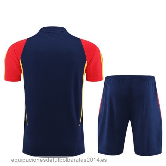 Nuevo Entrenamiento Conjunto Completo Niños Espana 2023 Azul Amarillo Rojo Baratas